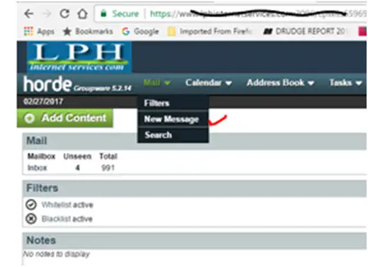 manage Cpanel email